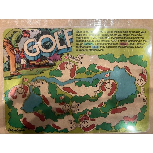 Vintage Etch A Sketch Fun Screens Action Pack Sports Missing One Film, Vintage - Picture 8 of 8